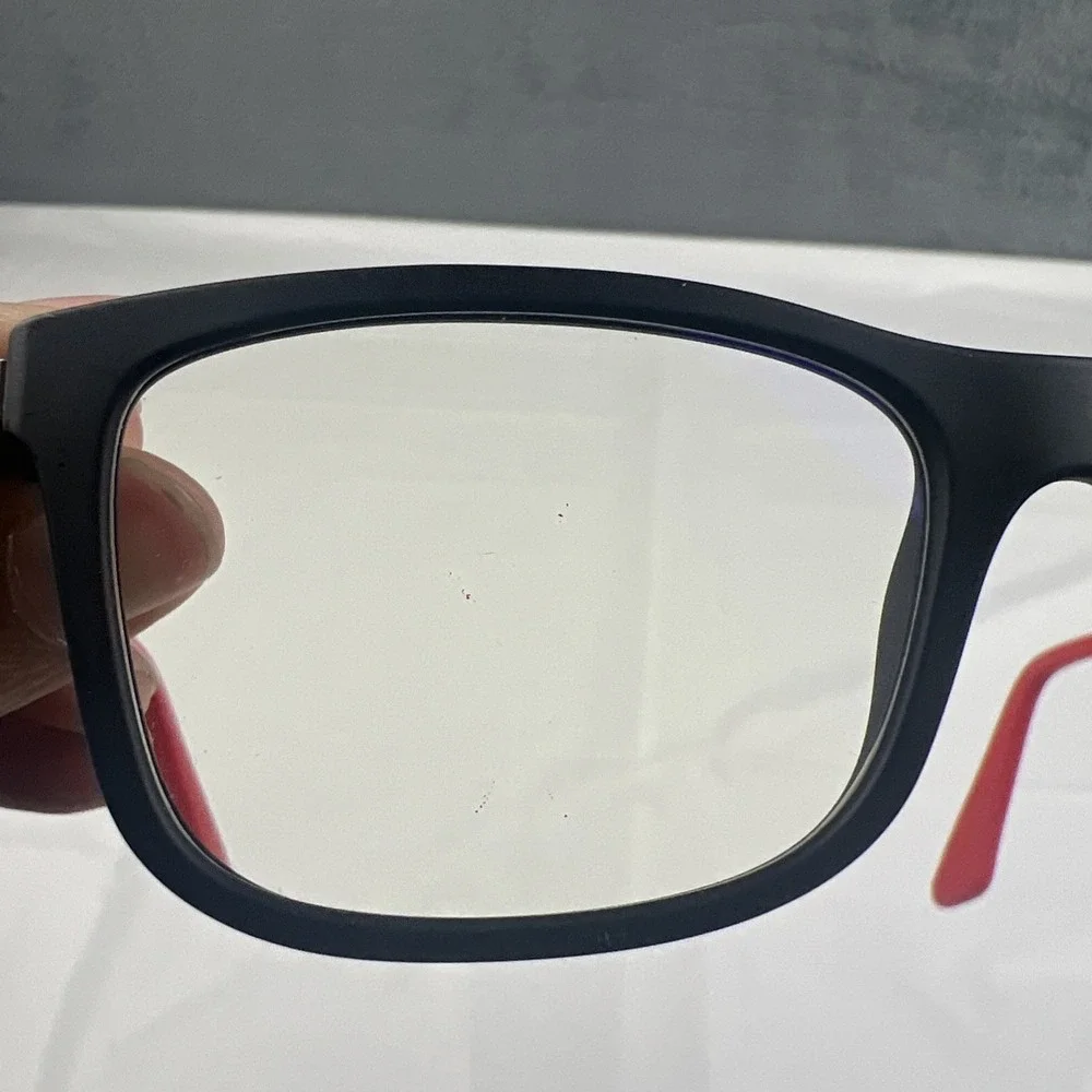 Ray-Ban RB 1549 3652 Kids Youth Eyeglasses FRAMES ONLY Black Red 48-16-125 #3